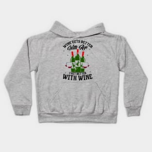 Wine Lover Funny T-shirt Kids Hoodie